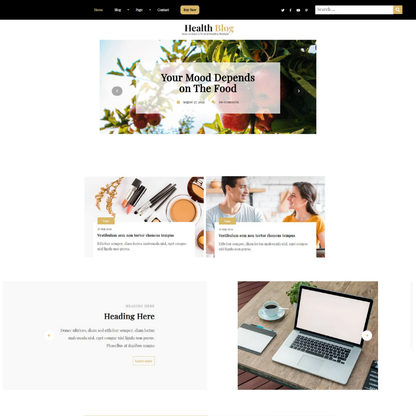 Health Blog WordPress Theme