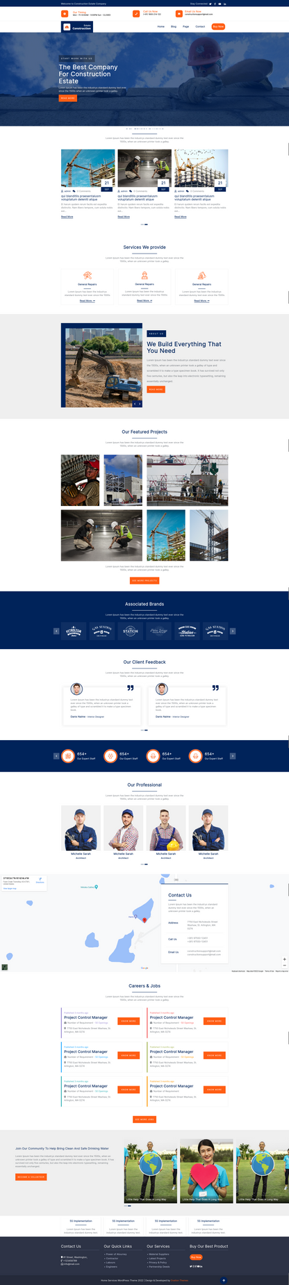 Home Services WordPress Theme