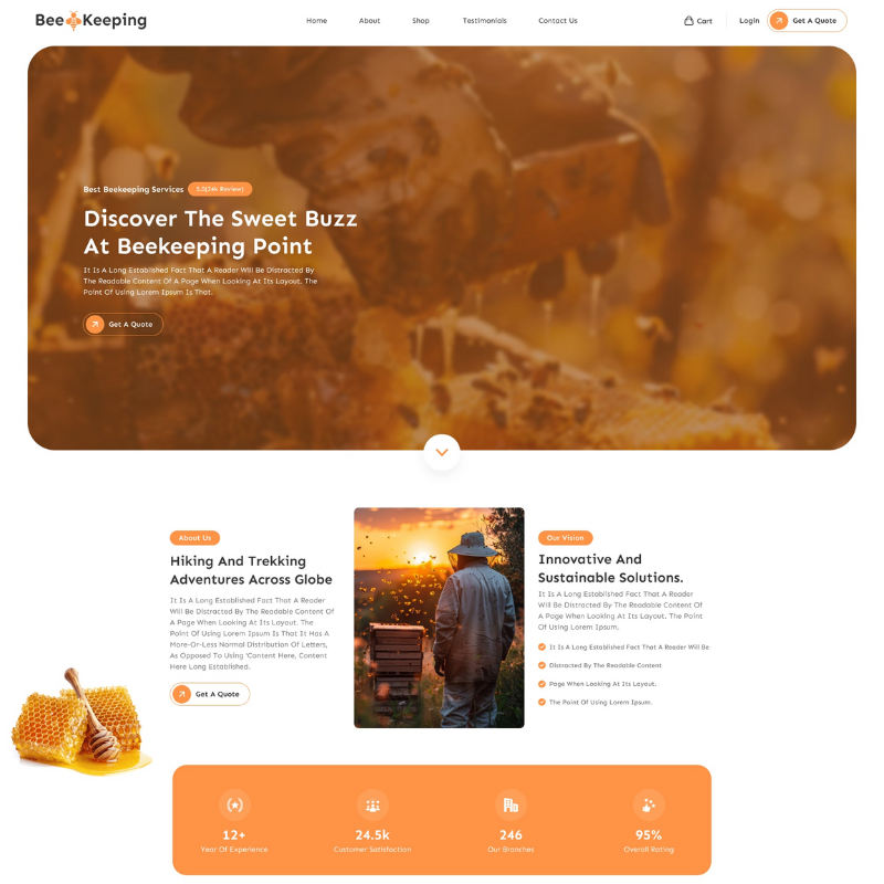 Honey WordPress Theme