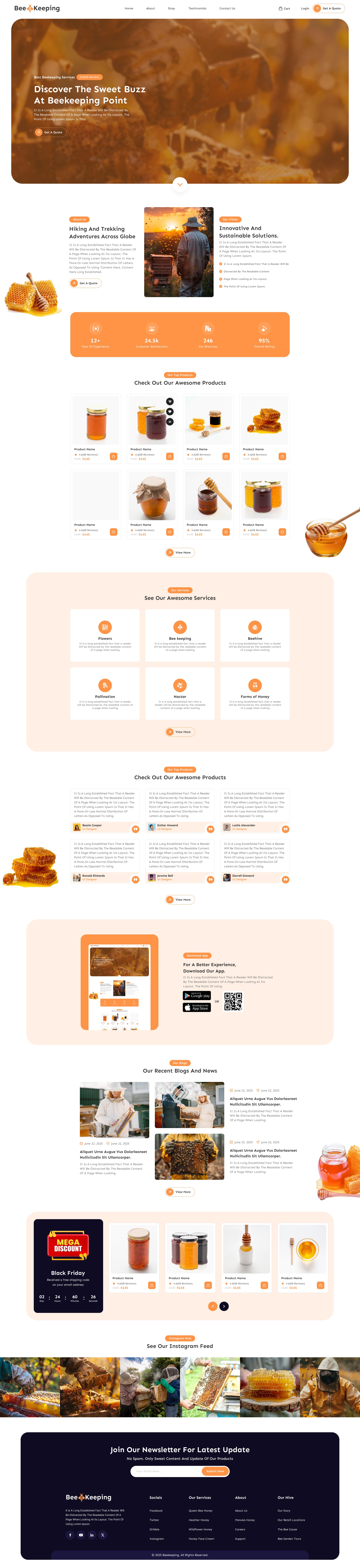 Honey WordPress Theme