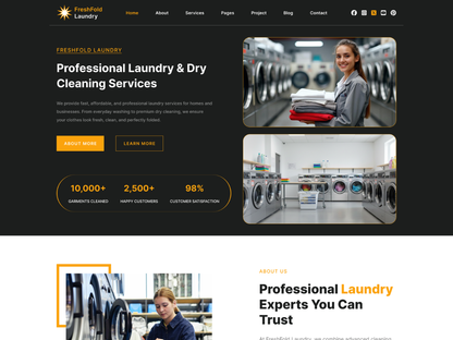 Laundry WordPress Theme