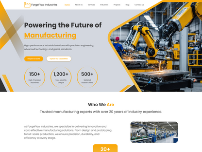 Manufacturing WordPress Theme Icon