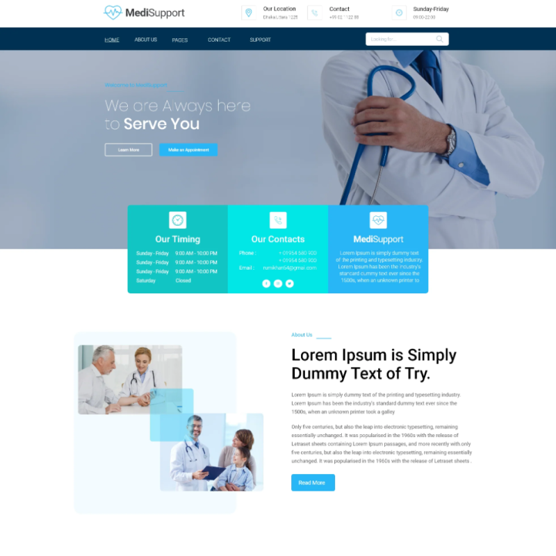 Medical WordPress Theme