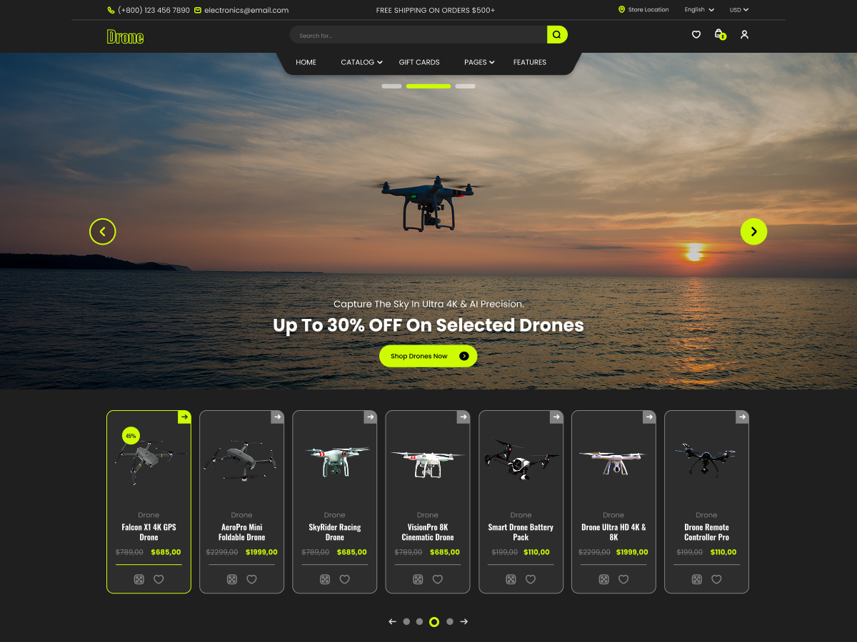Modern Drone Icon