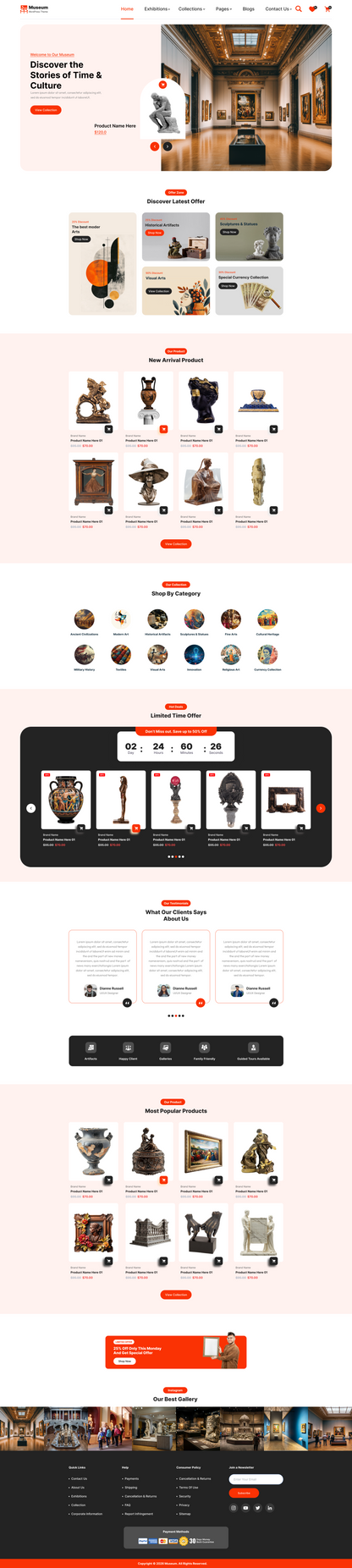 Museum WordPress Theme