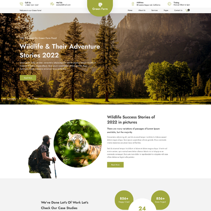 Nature WordPress Theme