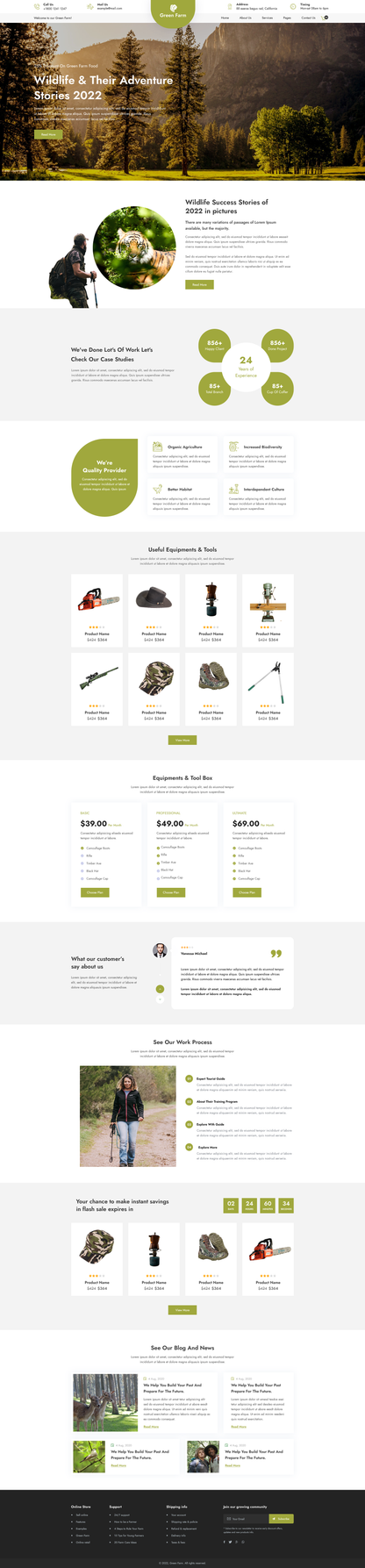 Nature WordPress Theme