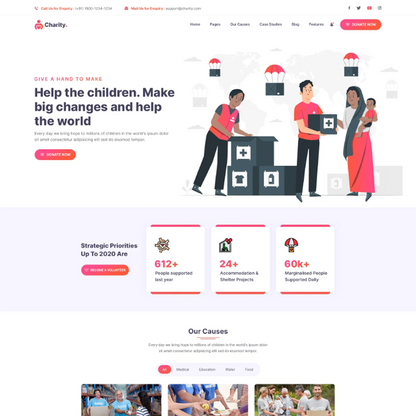 NGO Charity WordPress Theme