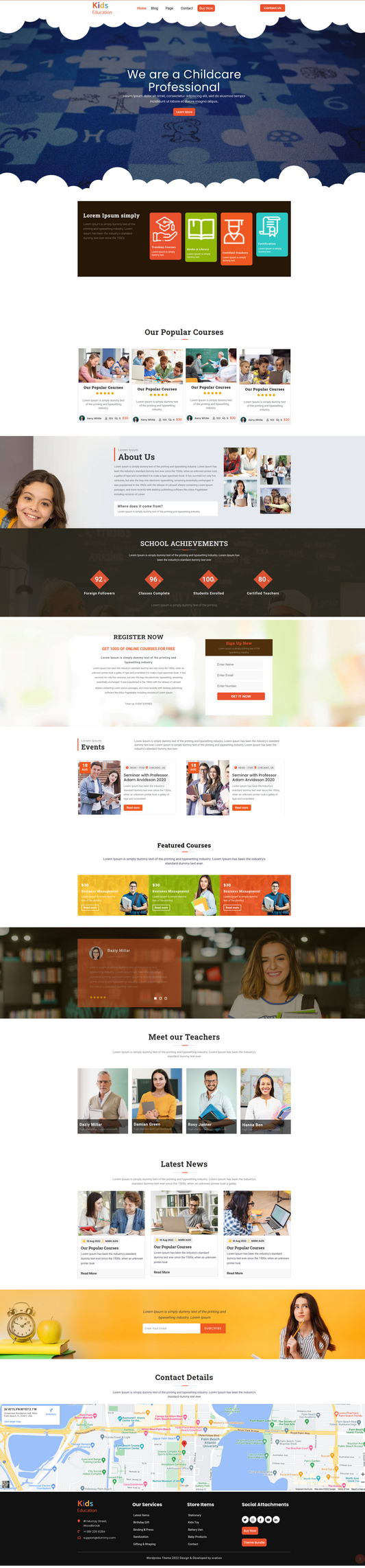 Nursery WordPress Theme