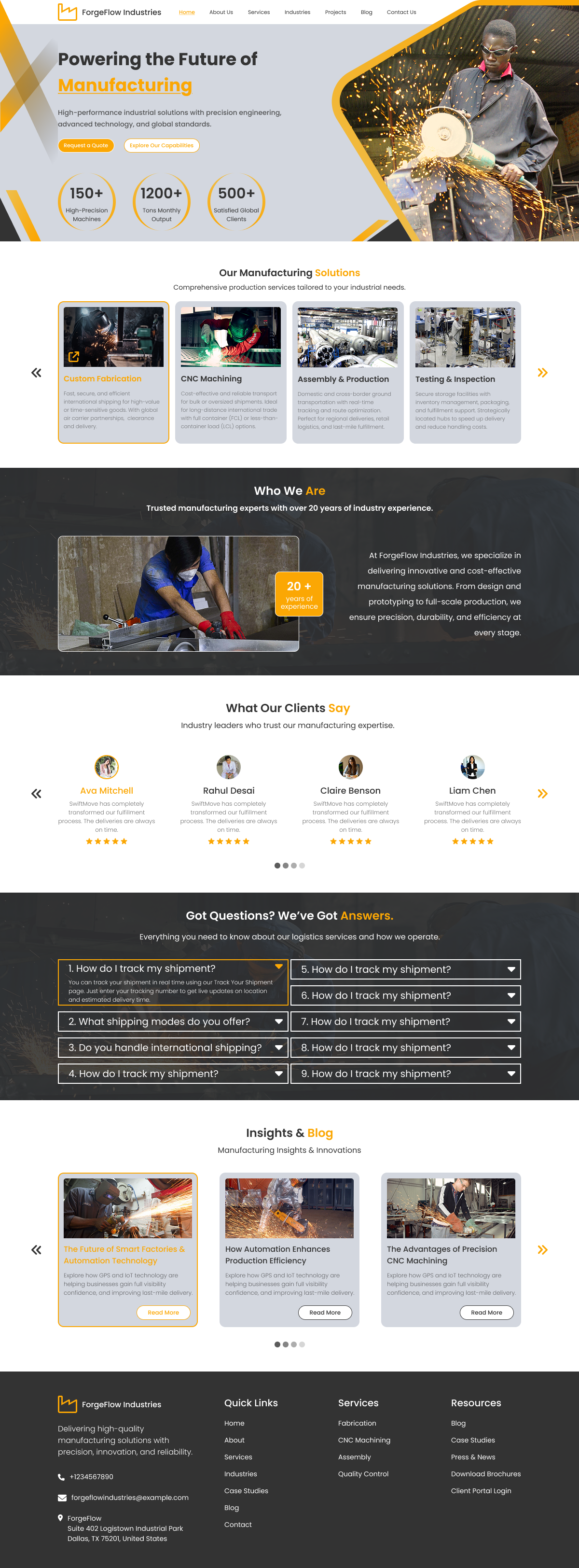 Product Manufacturing