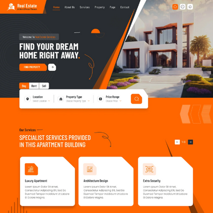 Rental Property WordPress Theme