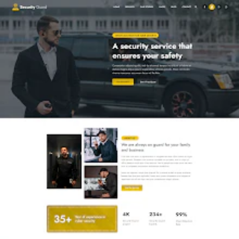 Security Guard WordPress Theme