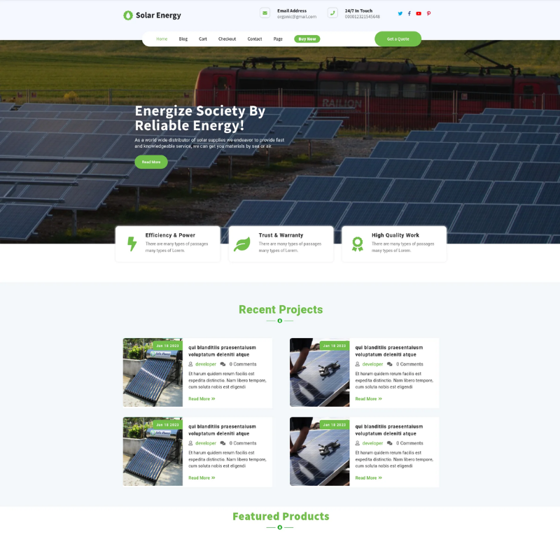 Solar WordPress Theme