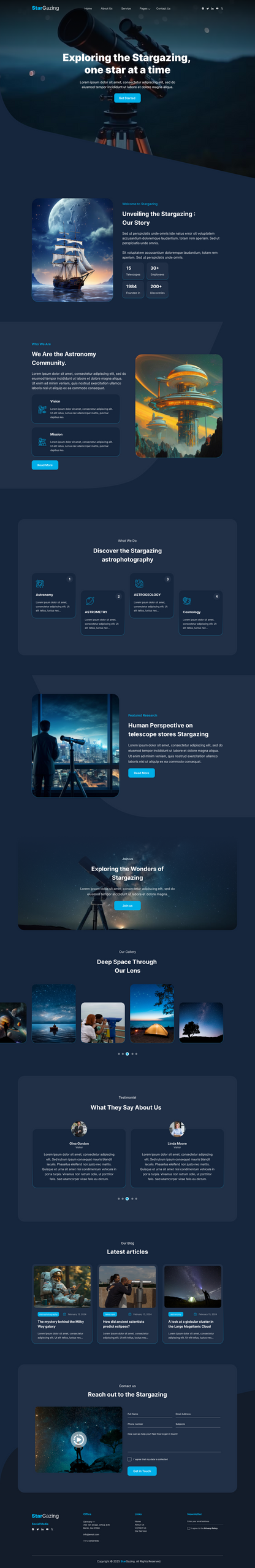 Space WordPress Theme
