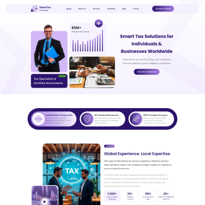 Tax WordPress Theme