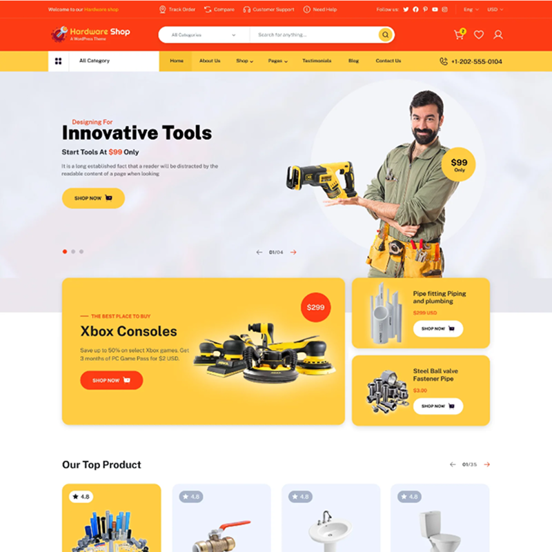 Tools WordPress Theme