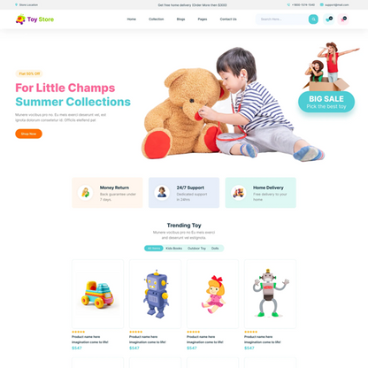 Toys WordPress Theme