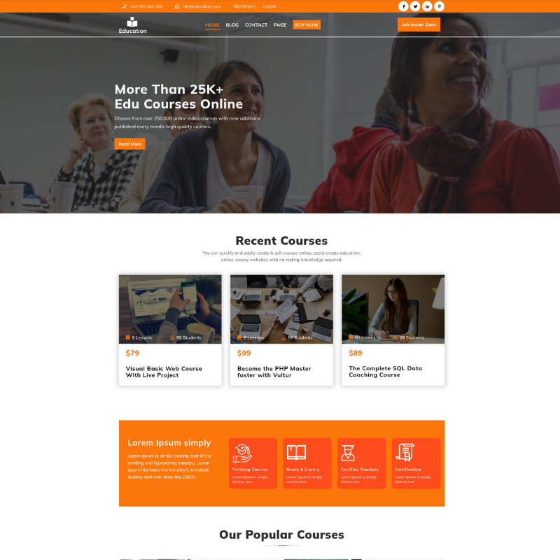 Training Coach WordPress Theme