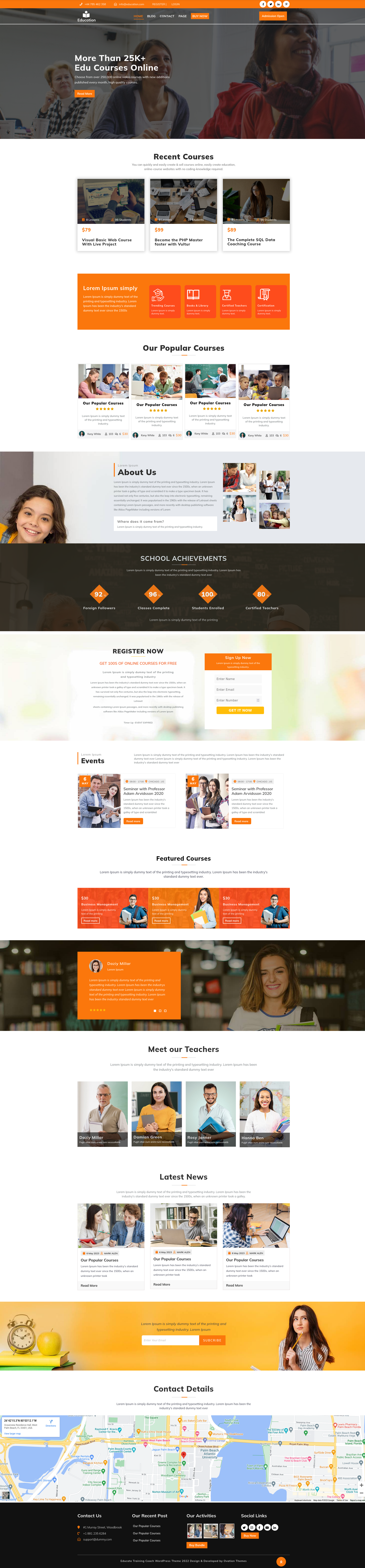 Premium Training Coach WordPress Theme