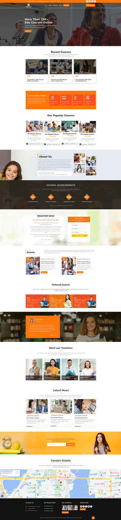 Premium Training Coach WordPress Theme