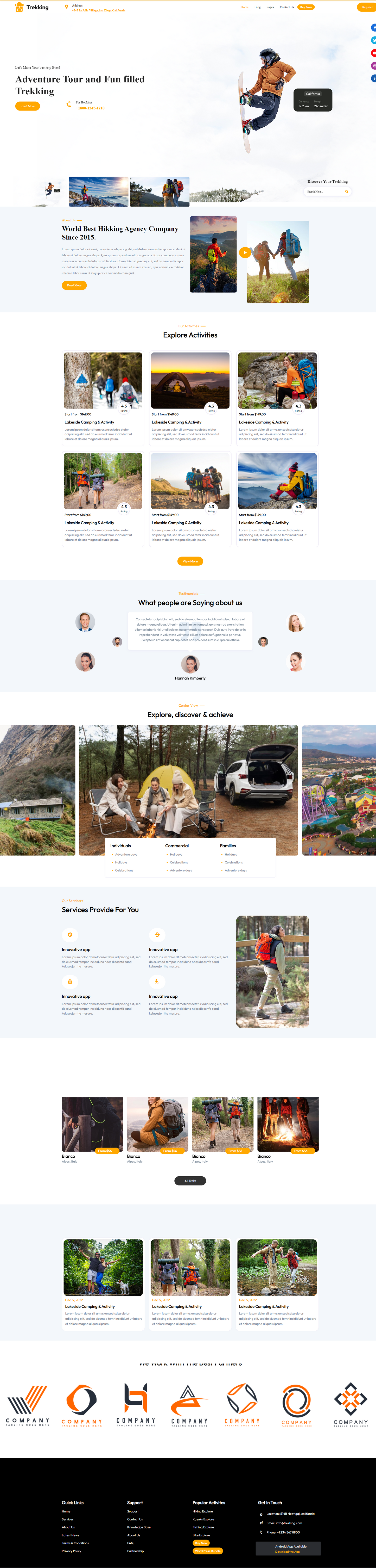 Trekking WordPress Theme