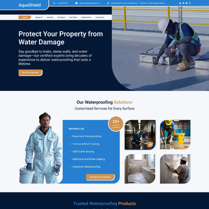 Waterproofing WordPress Theme