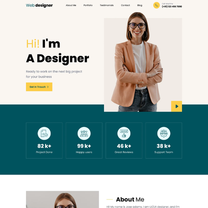 Web Designer WordPress Theme