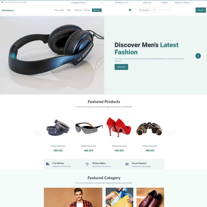 Woocommerce Storefront Theme
