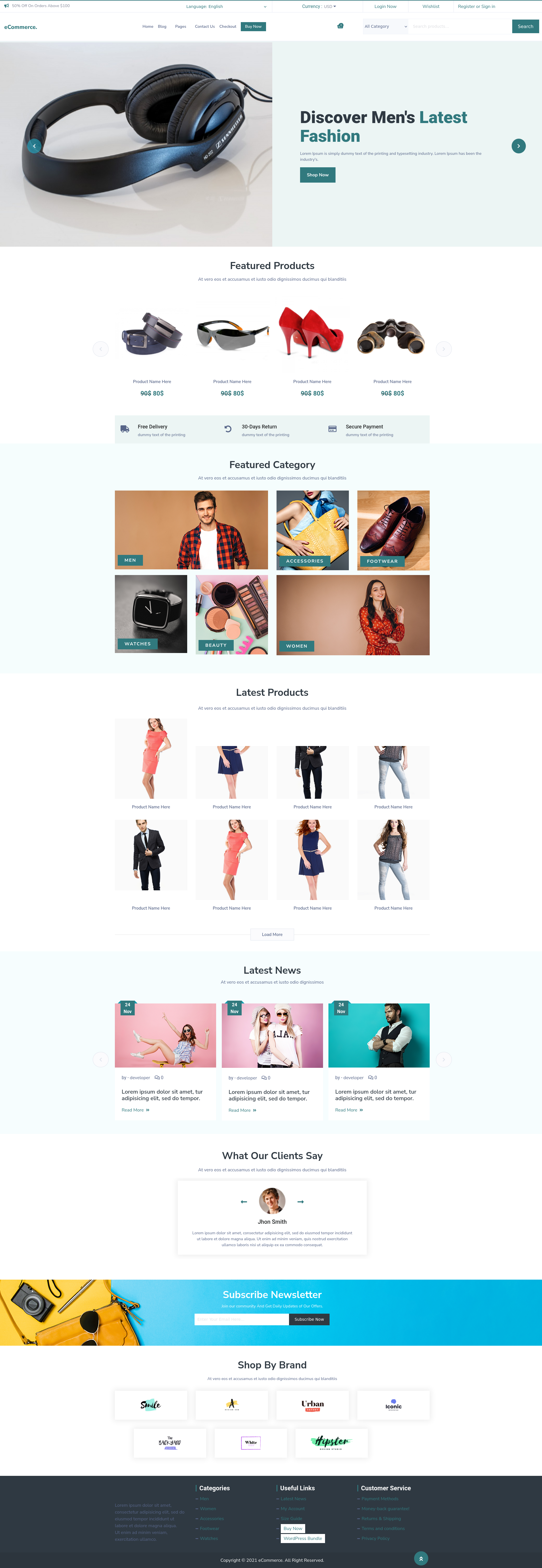 Woocommerce Storefront Theme