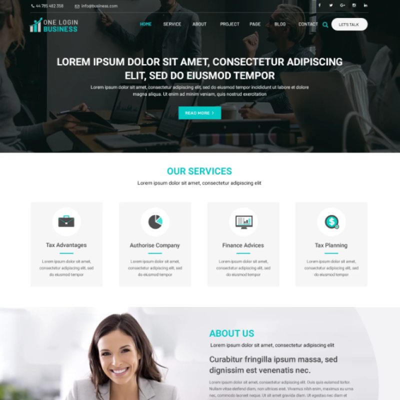 WordPress Business Theme