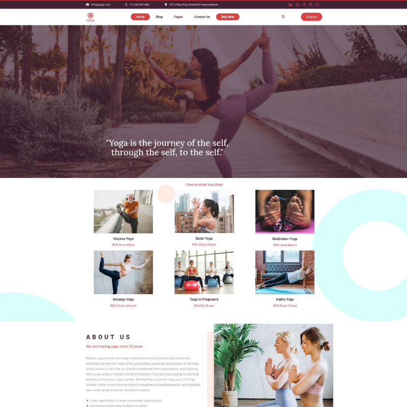Yogi WordPress Theme