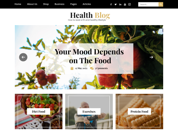 Free Health WordPress Theme