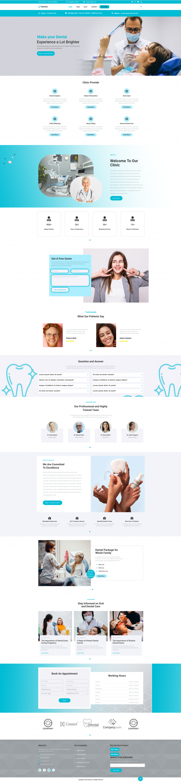 WordPress Dental Theme