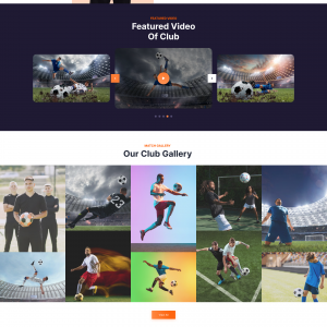 Soccer Club WordPress Theme