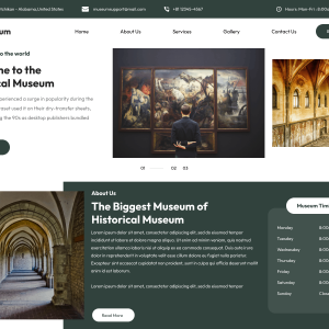 Free Museum WordPress Theme