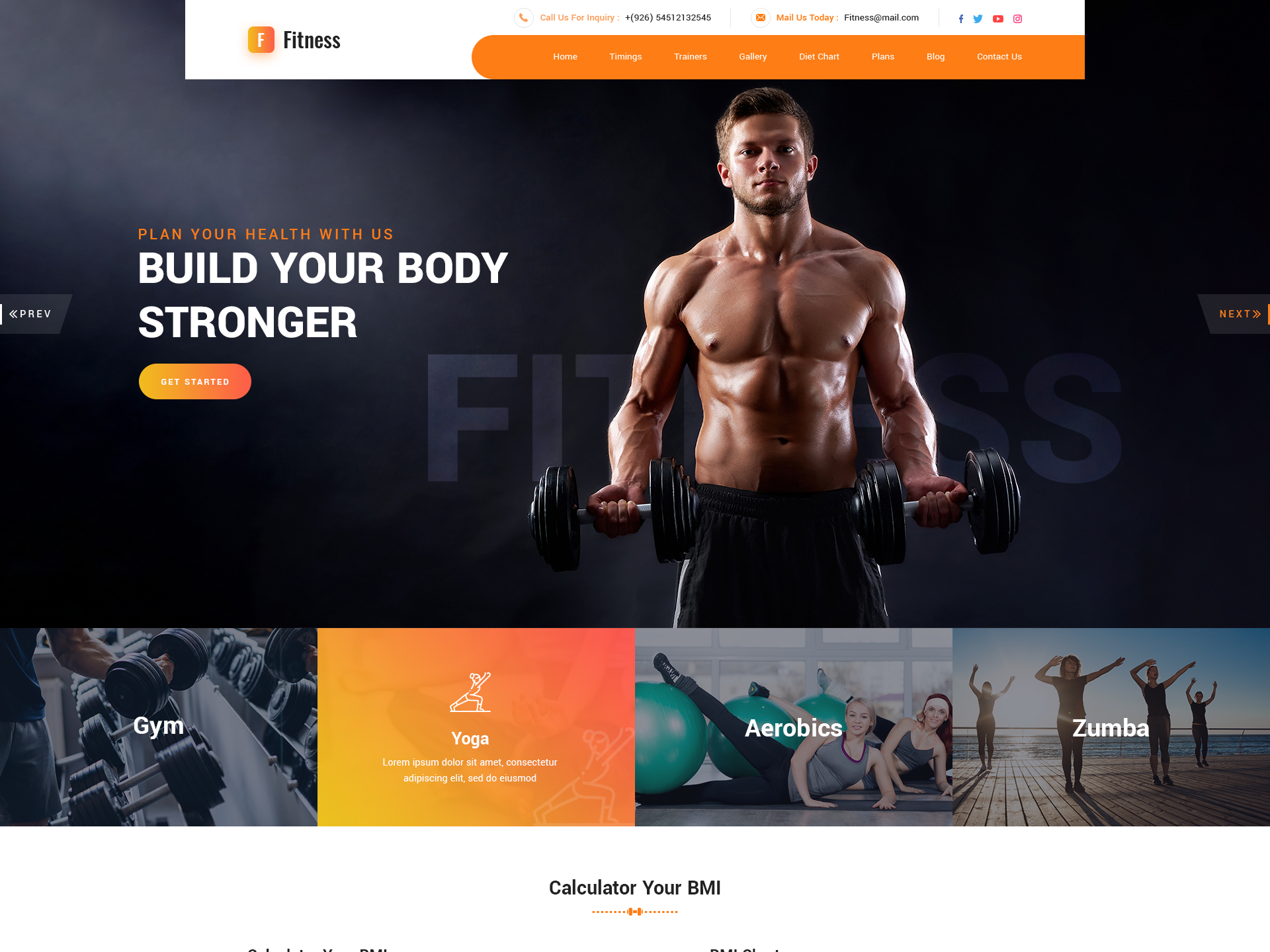 Fitness WordPress Themes