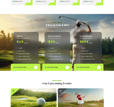 Golf Coast WordPress Theme